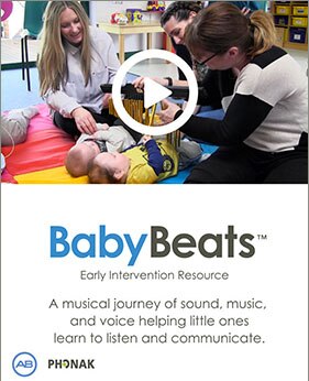 landing page of babybeats