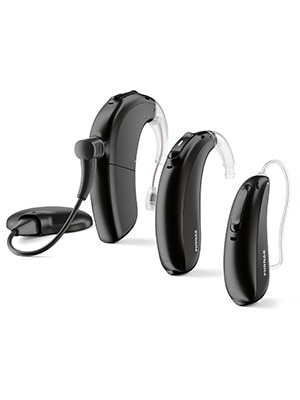 marvel ci with phonak link and cros in velvet black