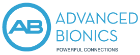 A logo of Advanced Bionics