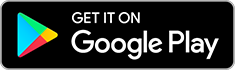 A logo of Google Play