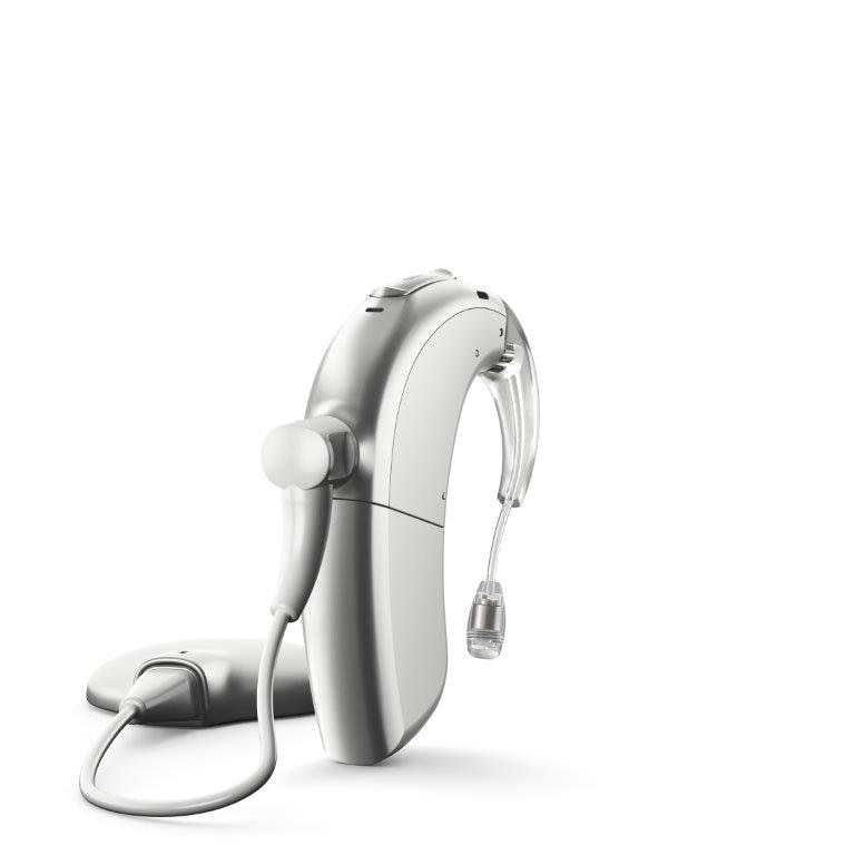 Naida CI M Silver Gray Headpiece