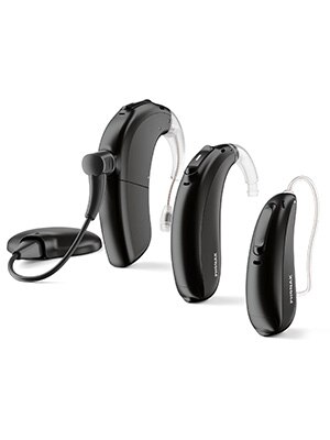 marvel ci with phonak link and cros in velvet black