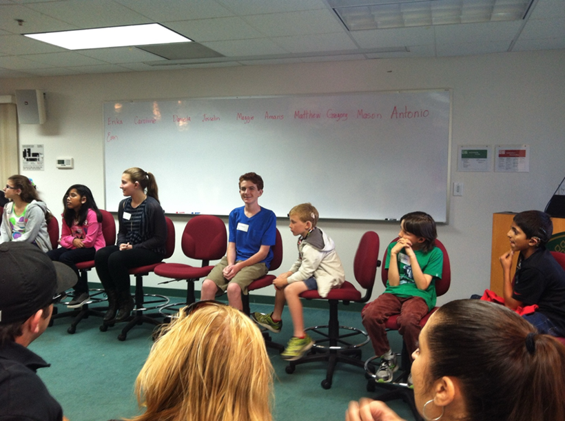 A group of kids with cochlear implants, including Matthew, sharing their journey after cochlear implant procedures.