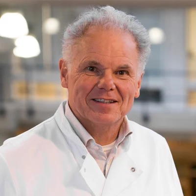 foto van Prof. Dr. Ir. Frijns van de KNO-afdeling het Leids Universitair Medisch Centrum
