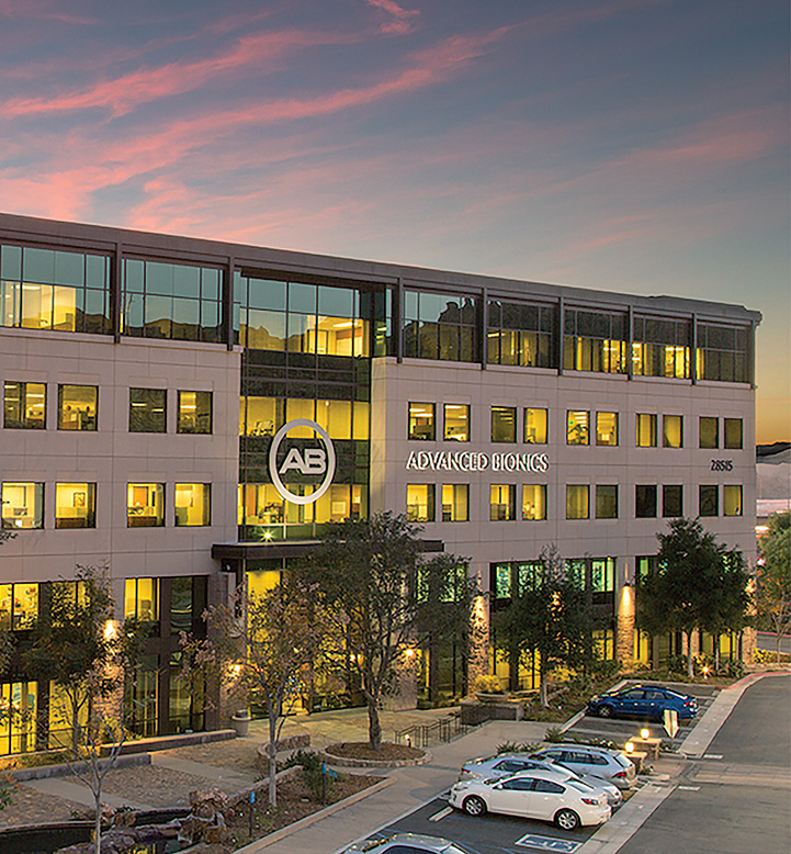 Advanced Bionics headquarters building in Valencia, CA
