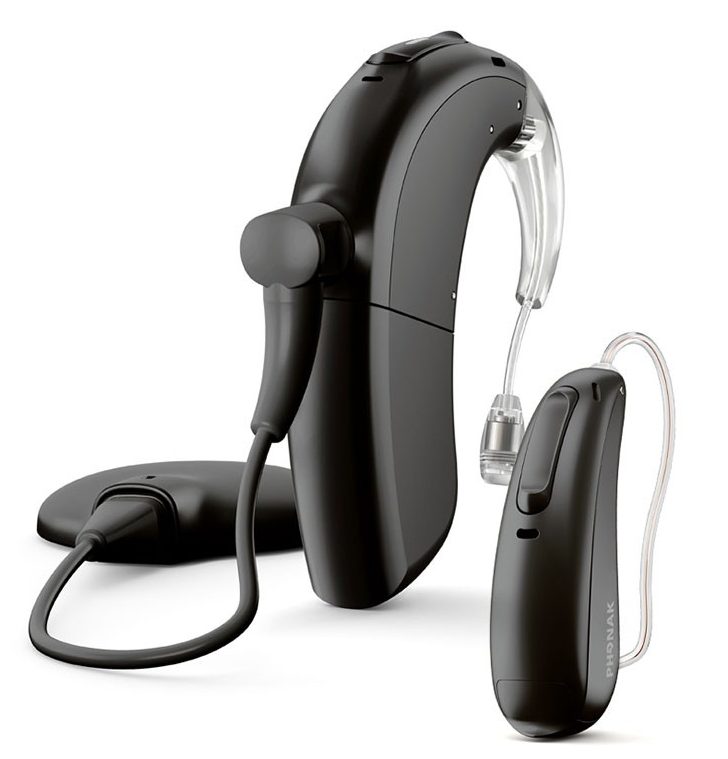 marvel ci with phonak cros in color velvet black