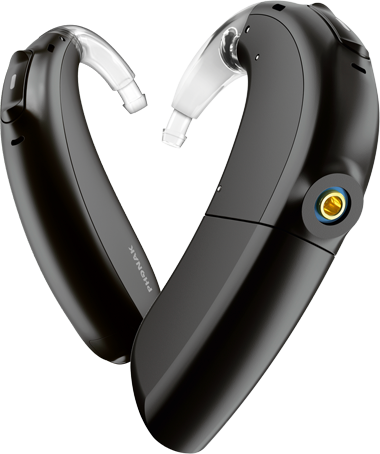 marvel ci with phonak bimodal product in velvet black