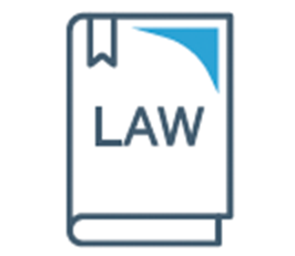 Icon of a law book