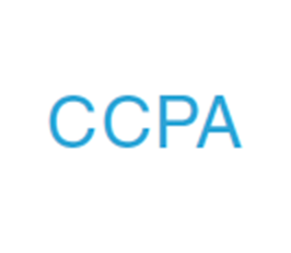 Letters spelling out CCPA