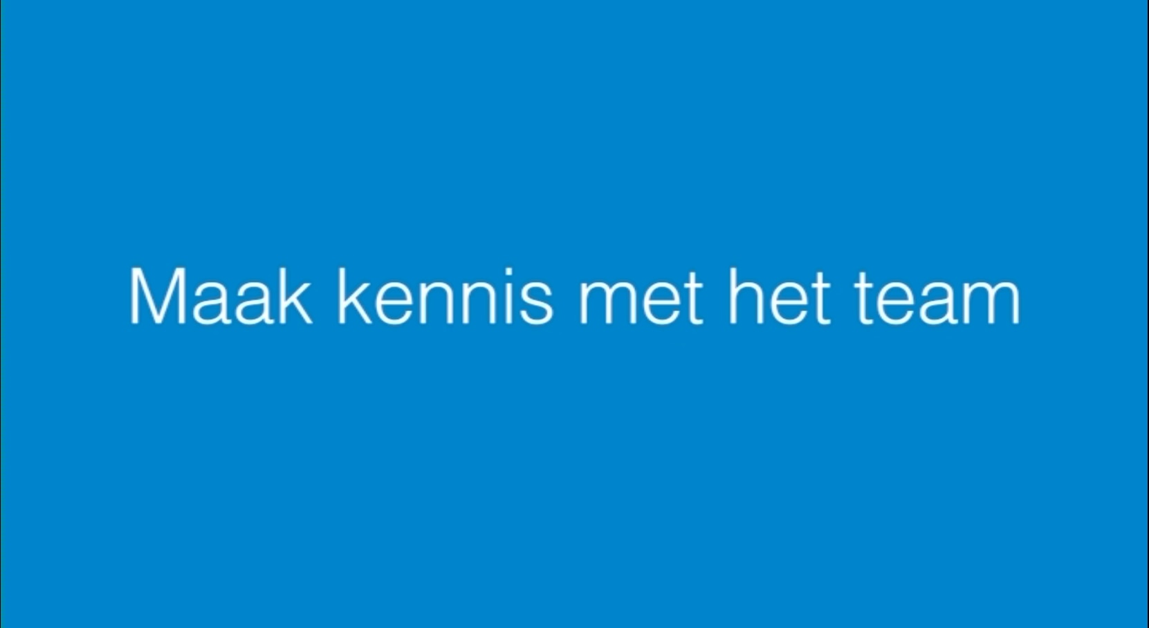 STEPS - van horen tot praten - video 1: Maak kennis met het team